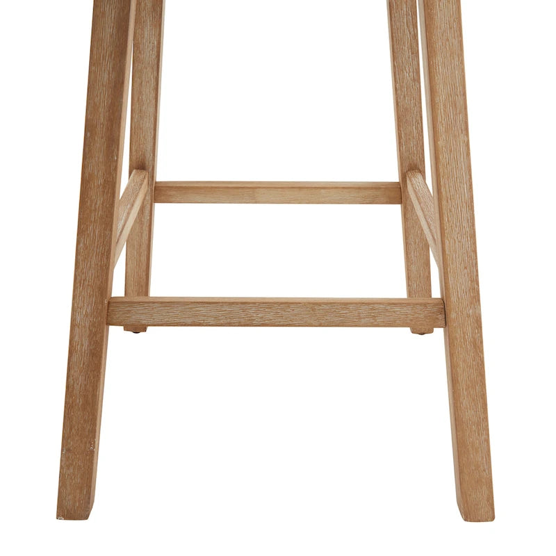 Taburetes de mostrador giratorios tapizados de 33.25, juego de 2 sillas de bar sin brazos con estructura de madera de caucho y reposapiés