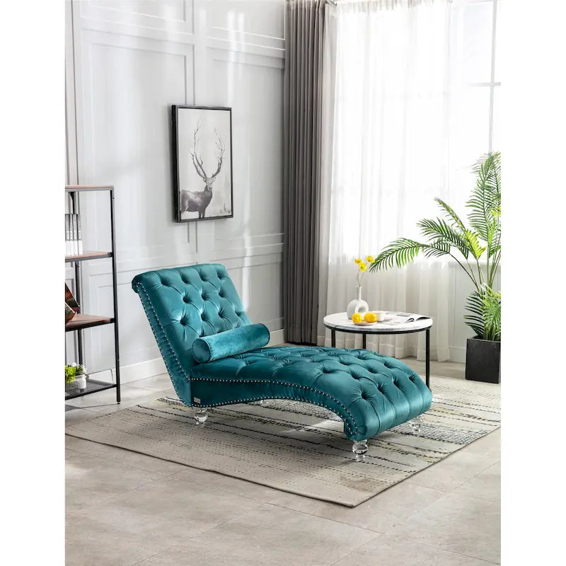 Lounge-Chaiselongue mit Acrylfüßen