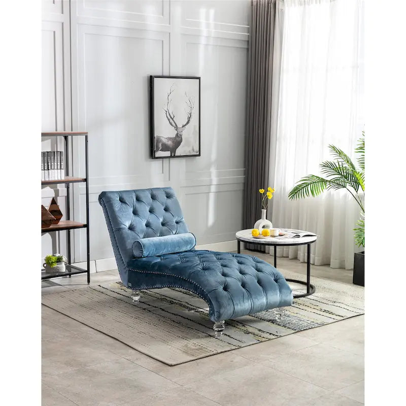 Lounge-Chaiselongue mit Acrylfüßen