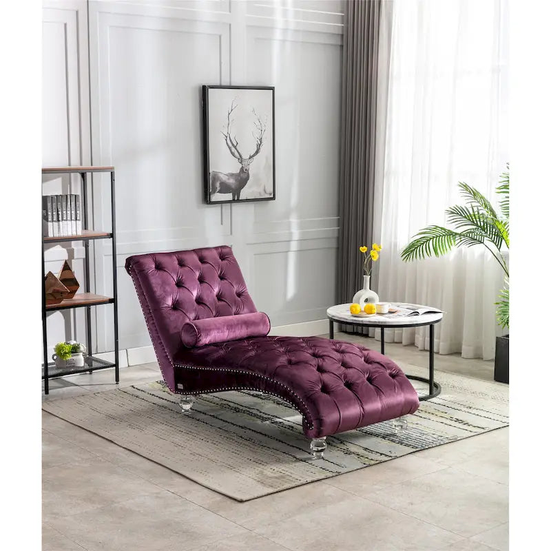 Lounge-Chaiselongue mit Acrylfüßen