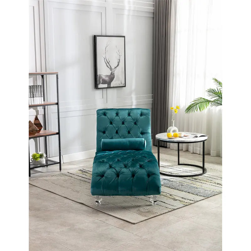 Lounge-Chaiselongue mit Acrylfüßen