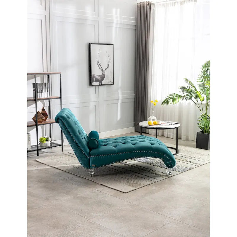 Lounge-Chaiselongue mit Acrylfüßen