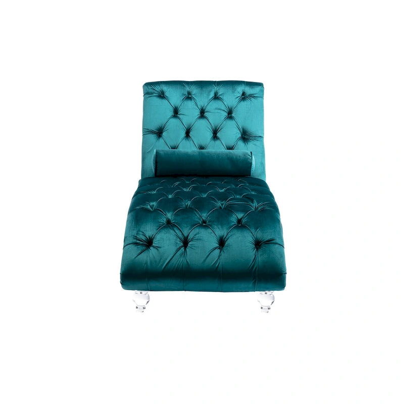 Lounge-Chaiselongue mit Acrylfüßen