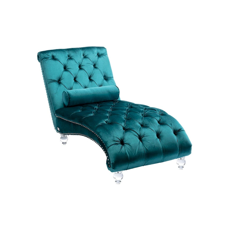 Lounge-Chaiselongue mit Acrylfüßen