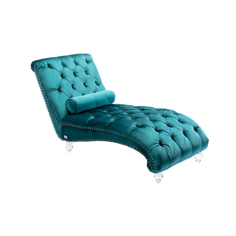 Lounge-Chaiselongue mit Acrylfüßen