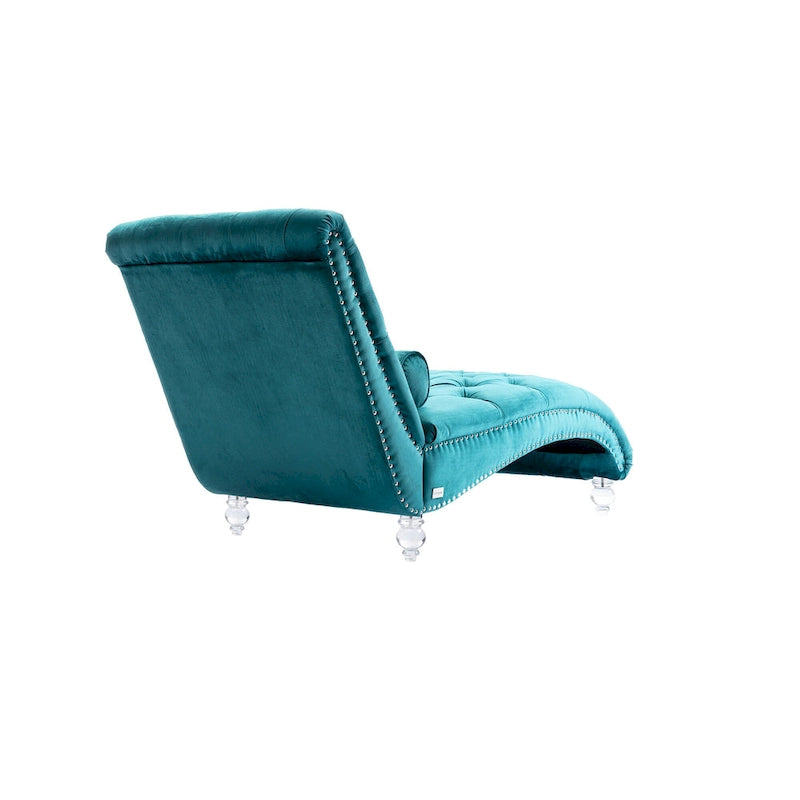 Lounge-Chaiselongue mit Acrylfüßen