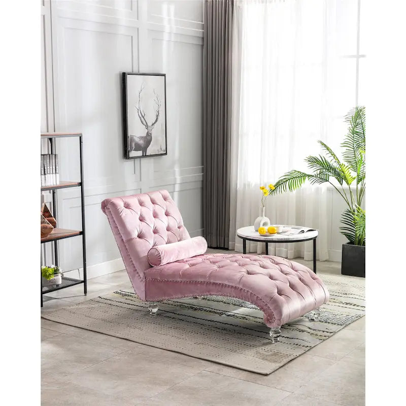Lounge-Chaiselongue mit Acrylfüßen
