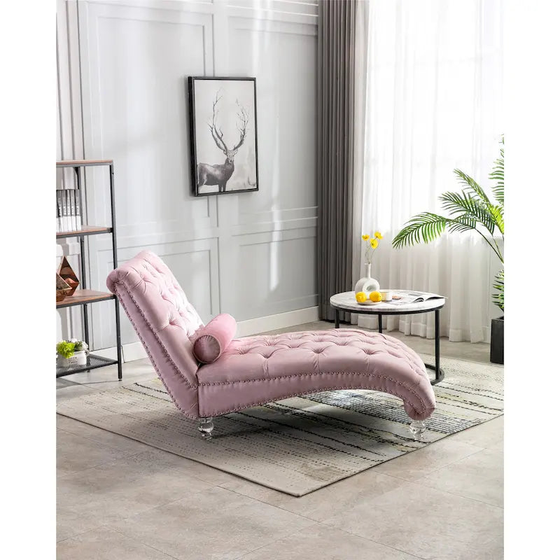 Lounge-Chaiselongue mit Acrylfüßen