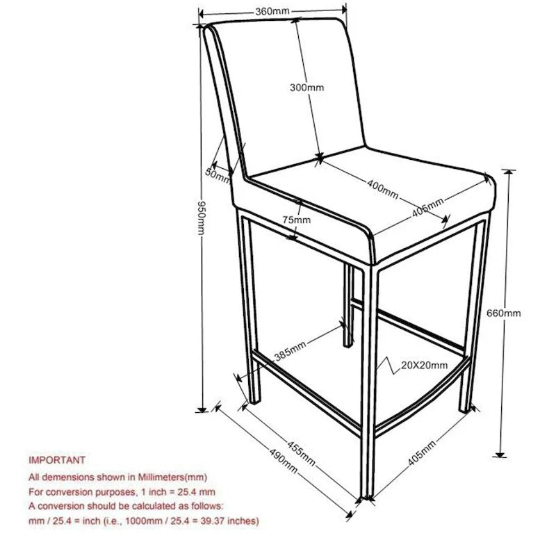 2er-Set moderne Tresenhocker