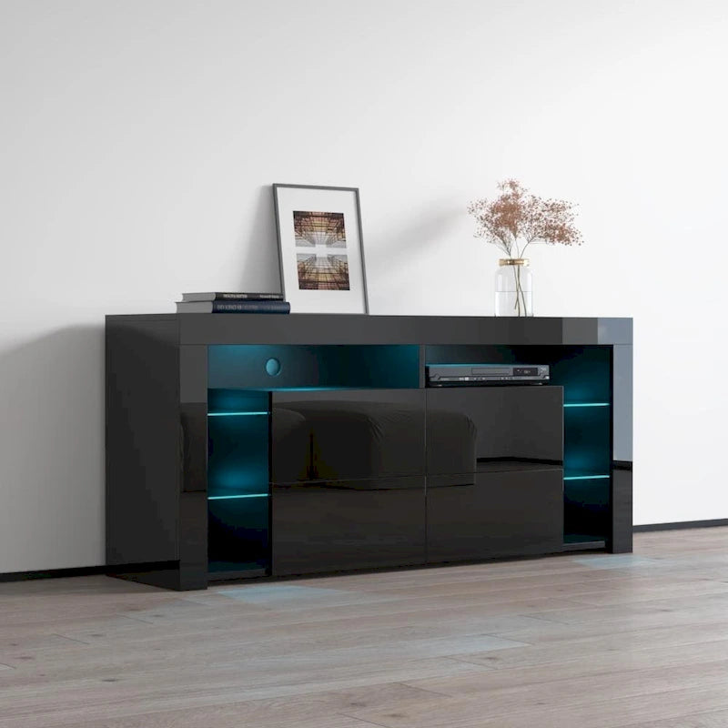 Moderner TV-Ständer, 61 Zoll, glänzend