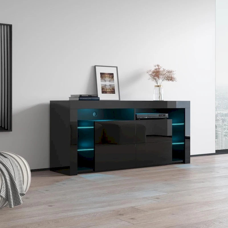 Moderner TV-Ständer, 61 Zoll, glänzend