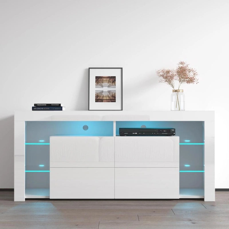 Moderner TV-Ständer, 61 Zoll, glänzend