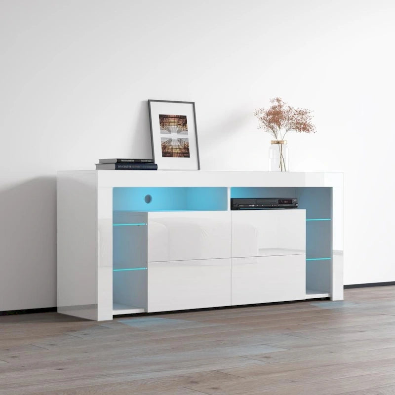 Moderner TV-Ständer, 61 Zoll, glänzend