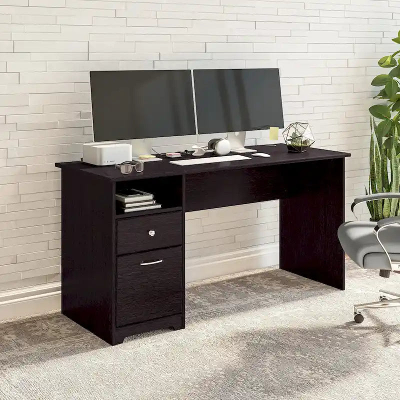 Bureau d’ordinateur de 60W avec tiroirs et rangement