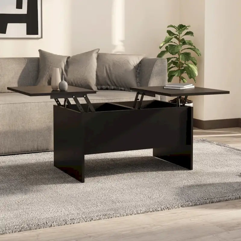 Table basse avec plateau relevable, table d’appoint, table de canapé décorative en bois d’ingénierie - 31.5 x 19.7 x 16.7