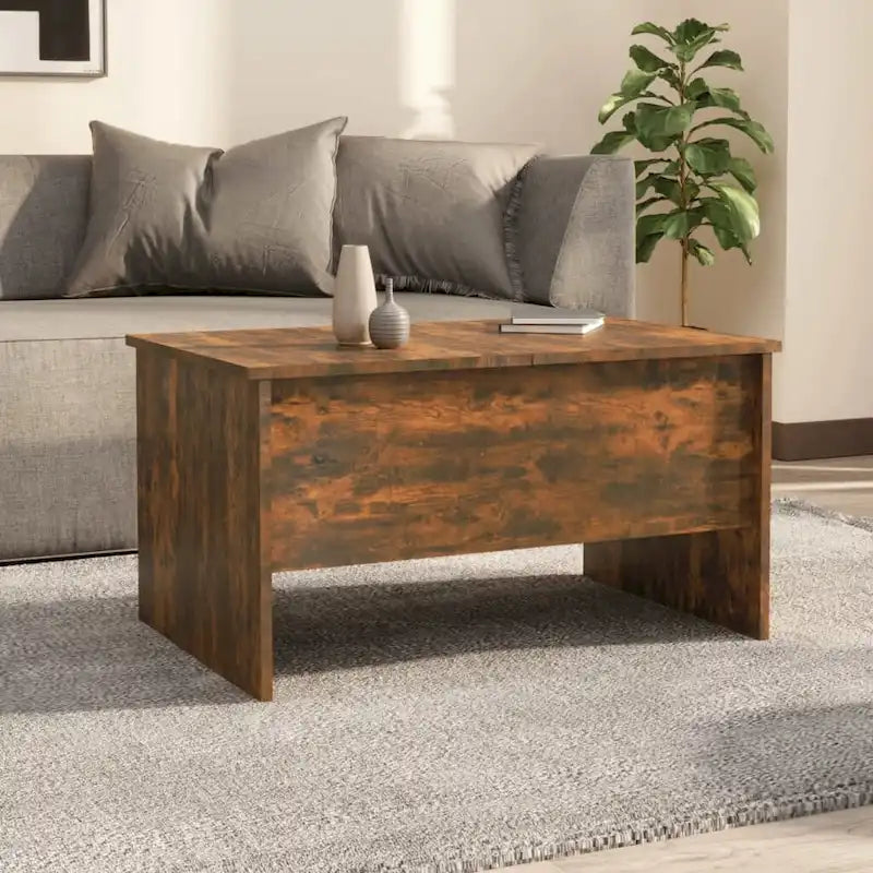 Table basse avec plateau relevable, table d’appoint, table de canapé décorative en bois d’ingénierie - 31.5 x 19.7 x 16.7