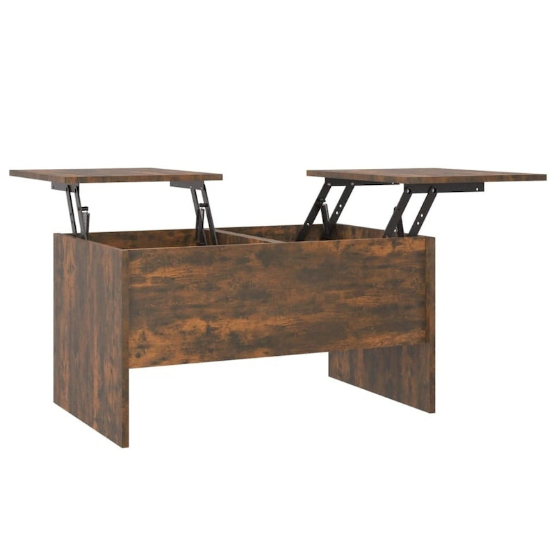 Table basse avec plateau relevable, table d’appoint, table de canapé décorative en bois d’ingénierie - 31.5 x 19.7 x 16.7