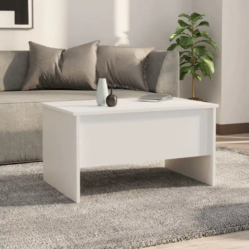 Table basse avec plateau relevable, table d’appoint, table de canapé décorative en bois d’ingénierie - 31.5 x 19.7 x 16.7