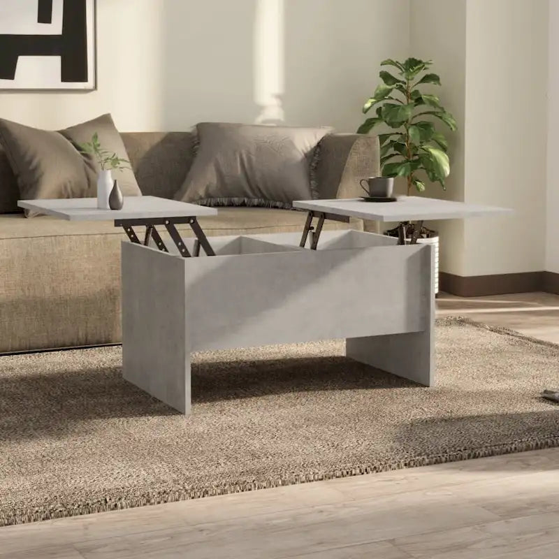 Table basse avec plateau relevable, table d’appoint, table de canapé décorative en bois d’ingénierie - 31.5 x 19.7 x 16.7