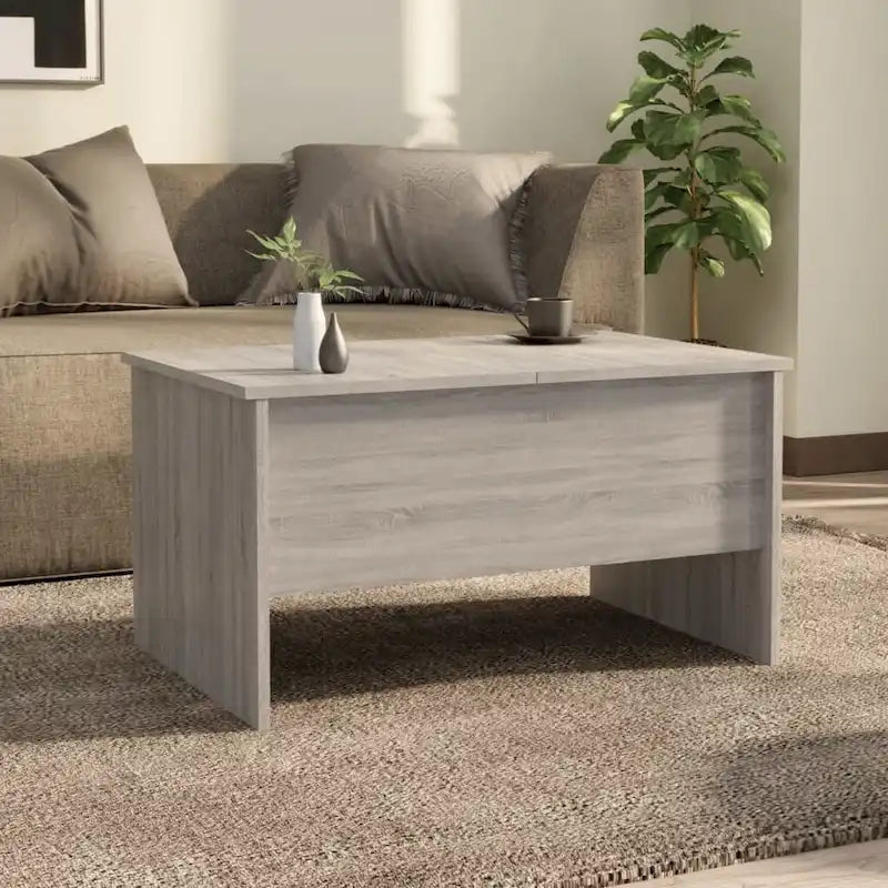 Table basse avec plateau relevable, table d’appoint, table de canapé décorative en bois d’ingénierie - 31.5 x 19.7 x 16.7