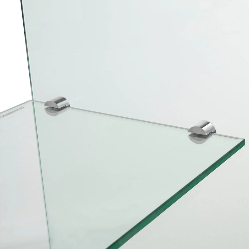 Transparenter Konsolentisch - 43.3 x 13.8 x 29.5 - 43Wx14Dx30H