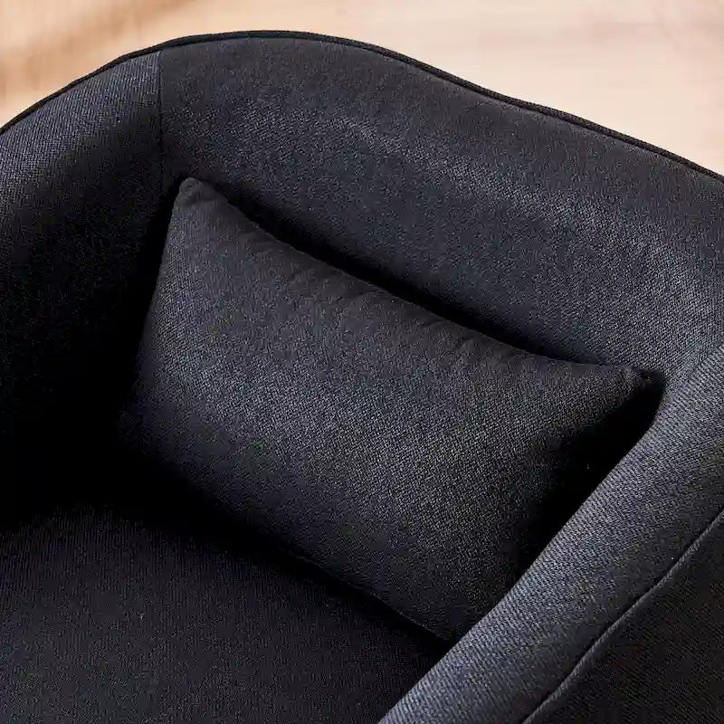 Drehbarer Clubsessel mit Ottoman