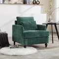 Sillón con estructura de madera, sillón decorativo moderno