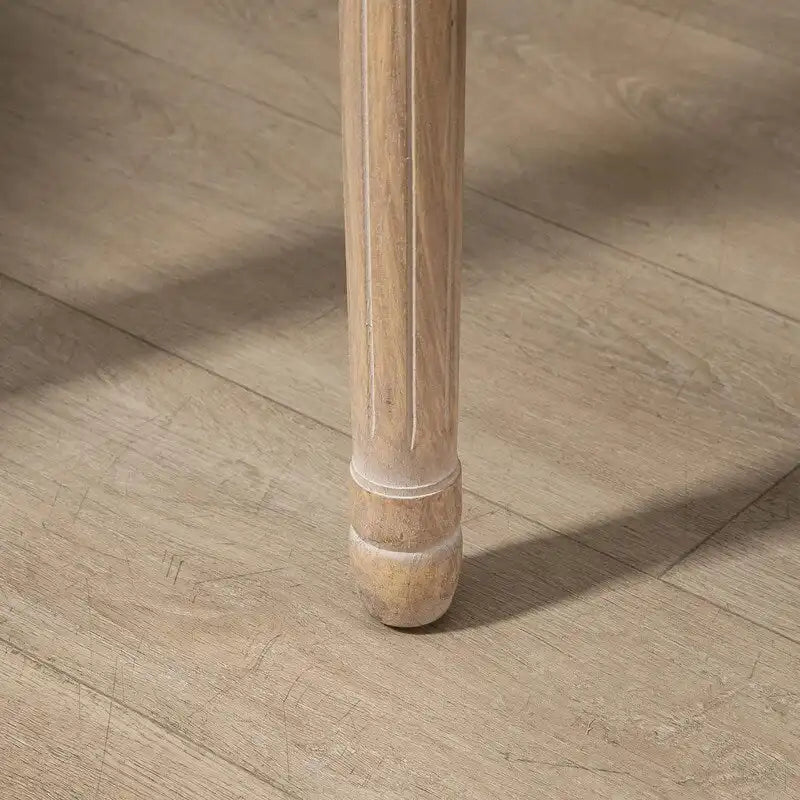 Ensemble de 2 chaises de salle à manger en bois d’hévéa massif et cannage, style campagne française, chaise d’appoint moderne du milieu du siècle avec dossier en rotin