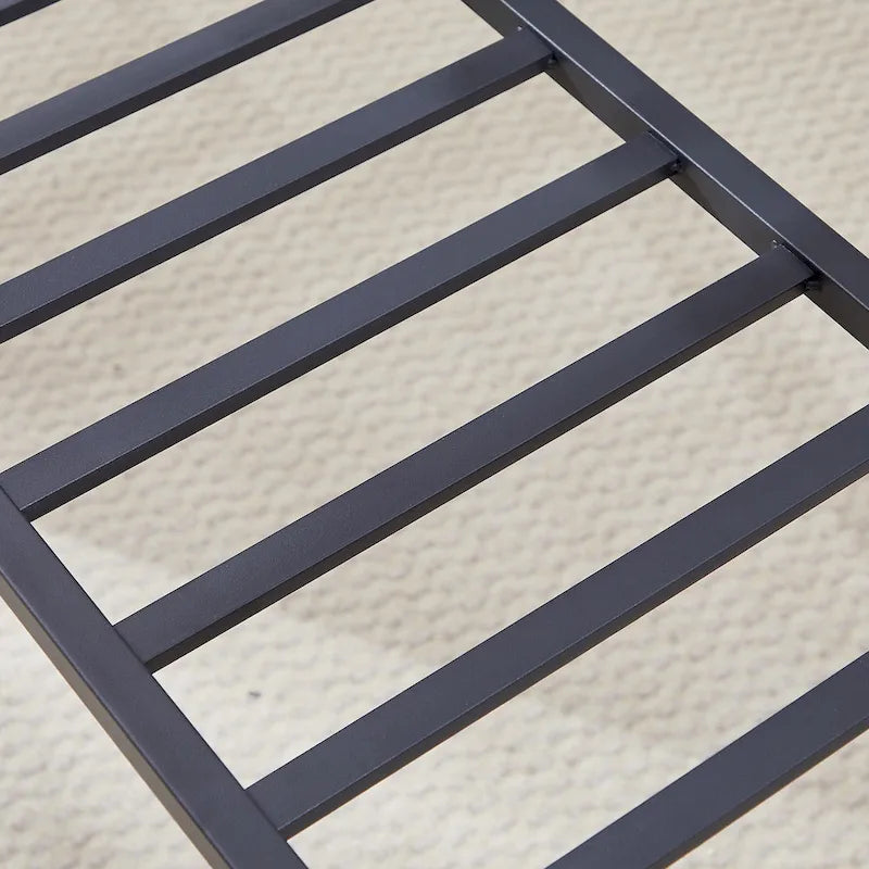 Mesa de comedor plegable de estilo industrial con estructura de acero