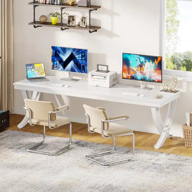 78 Schreibtisch fürs Homeoffice, rechteckiger Schreibtisch fürs Arbeitszimmer