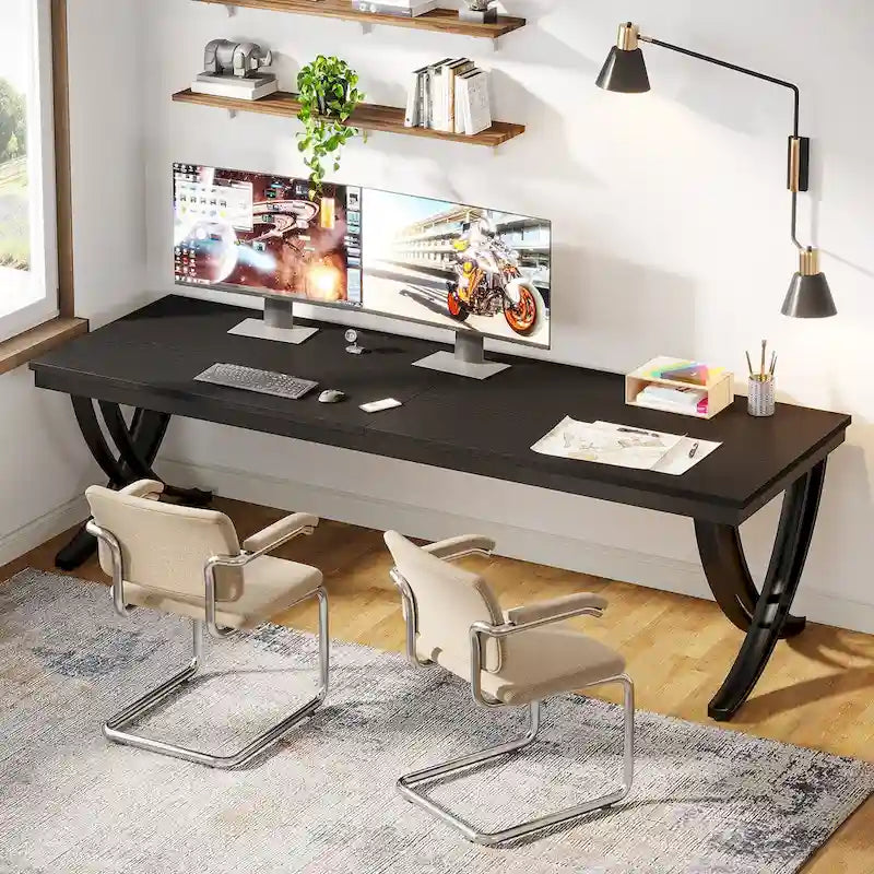 78 Schreibtisch fürs Homeoffice, rechteckiger Schreibtisch fürs Arbeitszimmer