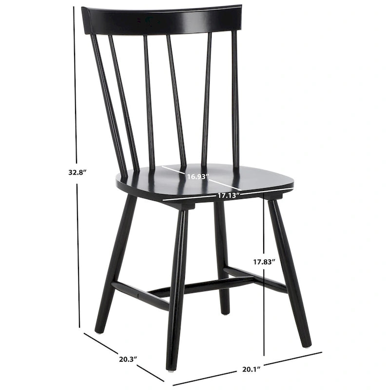 Chaise de salle à manger de 18 pouces [LOT DE 2] - 19W x 17D x 35H